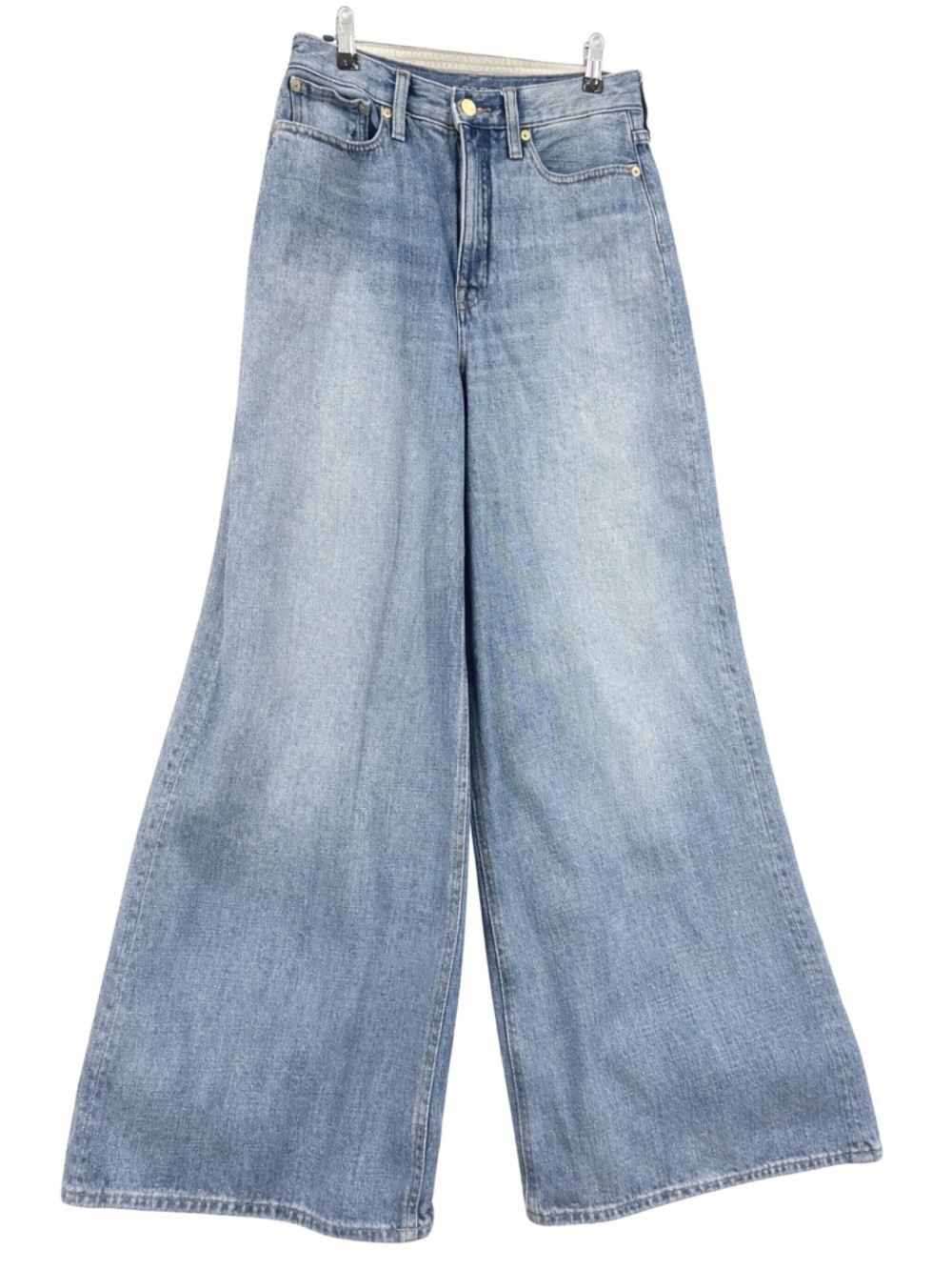 J.Crew High-Rise Super Wide Leg Jeans Size 29 Light Wash - Picture 2 of 5